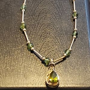 Peridot necklace
